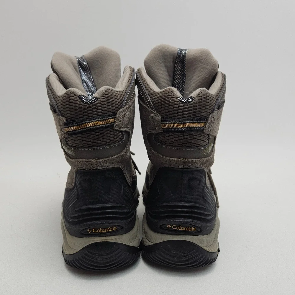 Columbia Bugaboot Plus III Mens 9.5 Grey Omni-Heat Waterproof Winter Snow Boots